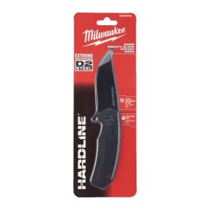 Cutit pliabil cu lama neteda 89 mm HARDLINE, blocare cadru, Milwaukee, cod 4932492453