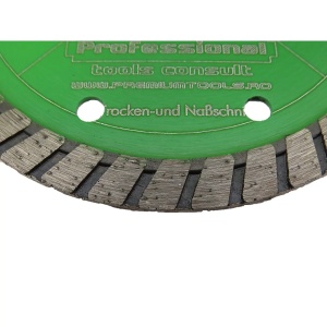 Disc diamantat pentru taiere materiale de constructii TG GREEN, 125 mm, Atlas Diamant, cod 1730125022TG10 - Img 3