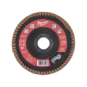 Disc lamelar CERA TURBO XL SLC50 / 115, diametru disc 115 mm, granulatie 40, Milwaukee, cod 4932478946 - Img 2