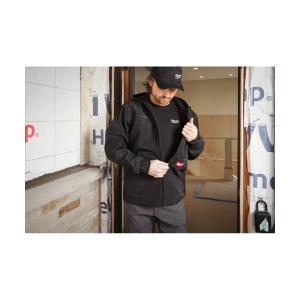 Jacheta SJ BL S SOFTSHELL neagra cu gluga FREEFLEX, Milwaukee - Img 2