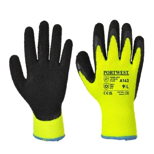 Manusa THERMAL SOFT GRIP, galben/negru, Portwest