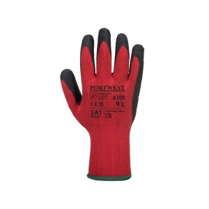 Manusi Grip- latex rosu/negru, nivel taiere A1, Portwest - Img 2
