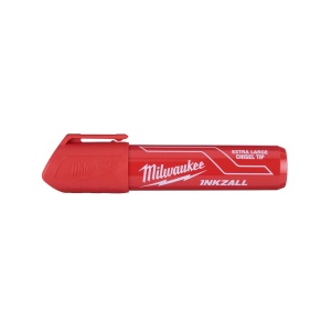 Marker rosu INKZALL cu varf lat de 14.5 mm, marime XL, Milwaukee, cod 4932471560