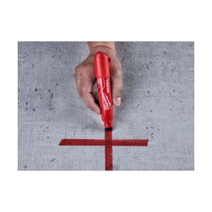 Marker rosu INKZALL cu varf lat de 14.5 mm, marime XL, Milwaukee, cod 4932471560 - Img 3