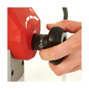 Masina de gaurit cu talpa magnetica MDP 41, magnet permanent, prindere Weldon 19 mm, forta 8890 N, Milwaukee, cod 4933451014 - Img 6