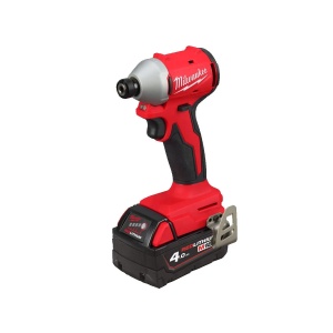 Masina de insurubat compacta cu impact M18 BLIDRC-402C, prindere 1/4" HEX, cuplu 190 Nm, Milwaukee, cod 4933492840