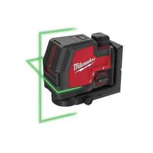 Nivela laser cu 2 planuri cu fascicul verde L4 CLL-301C, reincarcabila USB, max 100 m, Milwaukee, cod 4933478098