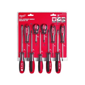 Set 10 surubelnite TRI-LOBE, PZ1/ PZ2/ PH1/ PH2/ SL3/ SL5.5/ SL6.5/ SL6.5/ SL8, Milwaukee, cod 4932471808 - Img 2