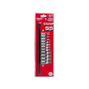 Set 11 chei tubulare cu bit direct in cap, prindere 3/8" HEX, 4 -14mm, Milwaukee, cod 4932480567 - Img 4
