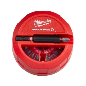 Set 15 biti SHOCKWAVE IMPACT DUTY, Milwaukee, cod 4932430904