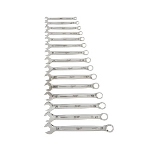 Set 15 chei combinate MAX BITE, sistem metric, 8-22 mm, Milwaukee, cod - Img 6