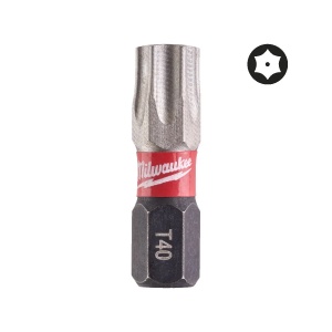Set 2 Biti pentru surubelnite SHOCKWAVE IMPACT DUTY TX BO40 x 25 mm, Milwaukee, cod 4932471585 - Img 2