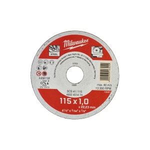 Set 200 discuri debitare metal SCS 41 / 115 x 1 x 22 mm, seria contractanti, Milwaukee, cod 4932451475
