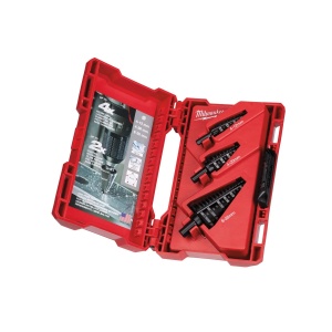 Set 3 burghie in trepte pentru metal, 4 - 12 mm/1, 4 - 20 mm, 6 - 35 mm, Milwaukee, cod 48899399