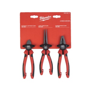 Set 3 clesti: combinat de 180 mm, cu nas lung de 205 mm si cu tais diagonal de 160 mm, Milwaukee, cod 4932492773 - Img 2
