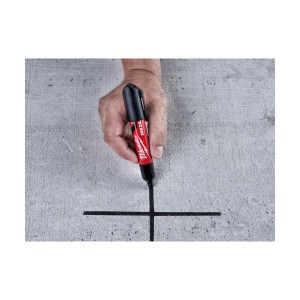 Set 3 markere negre INKZALL cu varf lat de 6.2 mm, marime L, Milwaukee, cod 4932471554 - Img 3