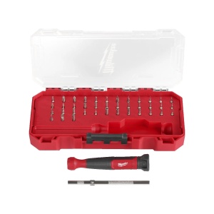 Set 39 piese cu surubelnita de precizie si biti PH, SL, HT, T BO, T, Y, P, TA, SQ, Milwaukee, cod 4932498177 - Img 6