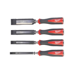 Set 4 dalti cu margine tesita, 6mm, 12mm, 19mm, 25mm, Milwaukee, cod 4932479897