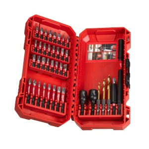 Set 40 biti si burghie SHOCKWAVE IMPACT DUTY, Milwaukee, cod 4932492004
