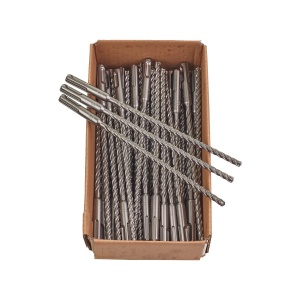 Set 50 burghie beton si zidarie SDS+ MX4 cu 4 taisuri, diametru 6.5 mm, lungime totala 215 mm, Milwaukee, cod 4932430463 - Img 2