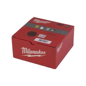 Set 50 foi abrazive pentru șlefuitoare orbitale, 8 gauri, diametru 125 mm, granulație 120, Milwaukee, cod 4932492194 - Img 2