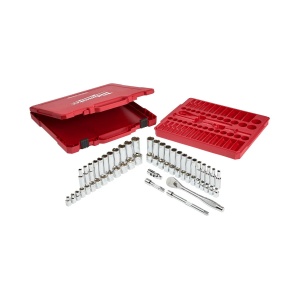 Set 56 chei tubulare sistem metric si imperial + antrenor cu clichet 3/8", Milwaukee, cod 4932464946 - Img 4