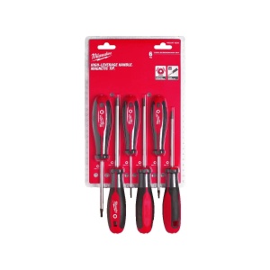 Set 6 surubelnite TRI-LOBE TORX, T10/ T15/ T20/ T25/ T30/ T40, tija cilindrica, Milwaukee, cod 4932471809