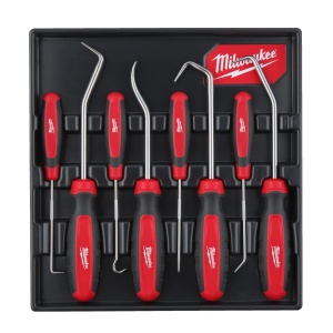 Set 8 instrumente cu carlig si varf ascutit, 286x279x25 mm, Milwaukee, cod 4932480569