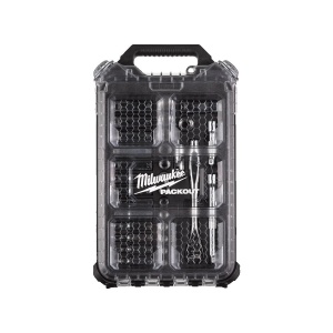 Set antrenor cu clichet 3/8″ + 32 chei tubulare sistem metric in organizator mic PACKOUT, Milwaukee, cod 4932478813 - Img 4