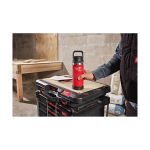 Sticla (termos) rosie PACKOUT cu capac, 710 ml, Milwaukee, cod 4932493465 - Img 4
