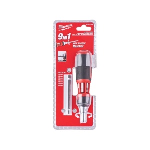 Surubelnita cu clichet HEX 1/4", 1.5-6 mm, multi-bit, 9 in 1, Milwaukee, cod 4932471599 - Img 3