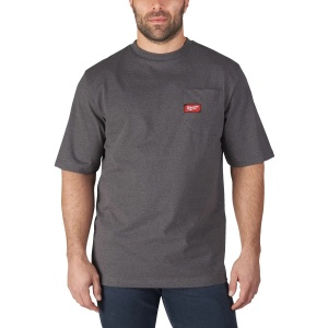 Tricou cu maneca scurta WTSSG, gri, Milwaukee - Img 2