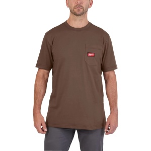 Tricou de lucru WT SS BR, maro, Milwaukee
