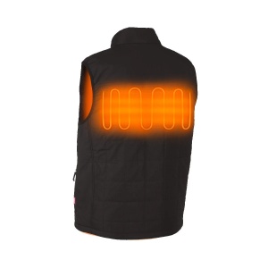 Vesta puffer incalzita M12 HPVBL2-0, neagra, Milwaukee, cod 4932480077 - Img 5