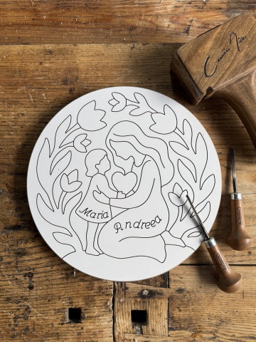 Tablou sculptat - „Cel mai frumos loc din lume” Cadou Personalizat