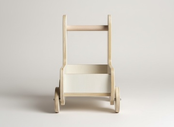 Antemergător din lemn natural, inspirat Montessori – rățușcă, FSC & finisaje sigure EN71-3 - Img 2