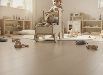 Antemergător din lemn natural, inspirat Montessori – rățușcă, FSC & finisaje sigure EN71-3 - Img 5
