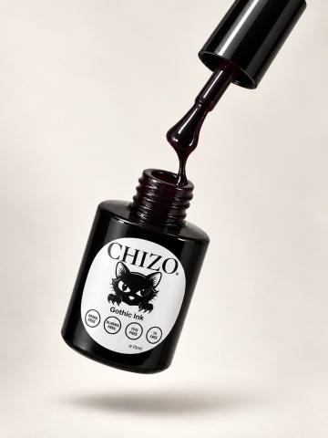 Gothic Ink – Gel UV Color Negru 15ml
