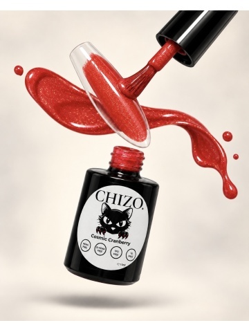 Cosmic Cranberry – Gel UV Color Rosu 15ml - Img 2