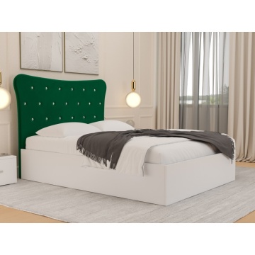 Pat tapitat LUXOR – Verde Smarald/Bej