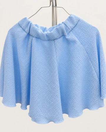 Fustă A.DOR Cloud – bleu texturat, 8-9 ani