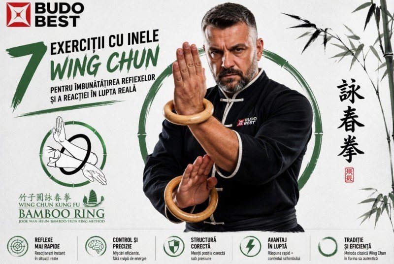7 exerciții cu inele Wing Chun pentru îmbunătățirea reflexelor și a reacției în lupta reală