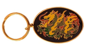 Breloc Oval Dragon