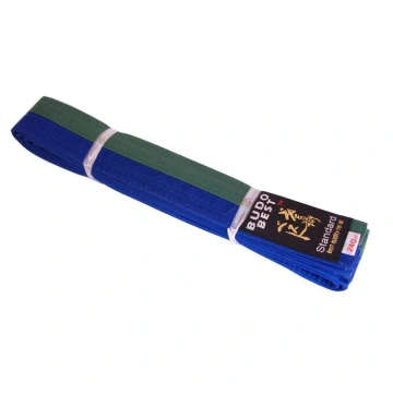 Centura bicoloră taekwondo verde-albastru