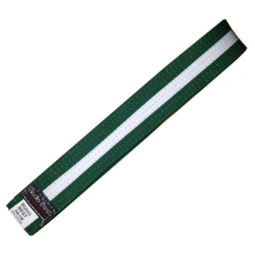 Centura BJJ Verde/Alb - 4 cm