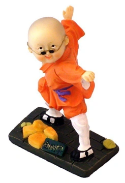 Figurina Shaolin - Portocaliu (1)
