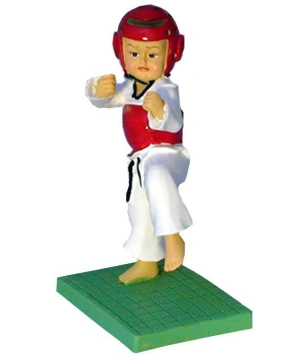 Figurina Taekwondo - Protectii Rosii