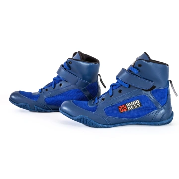 Ghete de box Budo Best – piele artificială, performanță și stabilitate în ring
