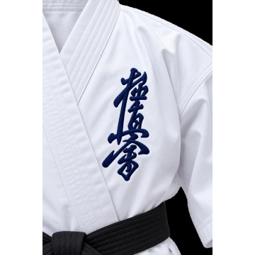 Detaliu broderie Kyokushin pe kimono karate Budo Best Standard
