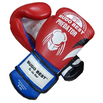 Mănuși Box Piele Naturală Budo Best Predator – Performanță & Durabilitate – Roșu